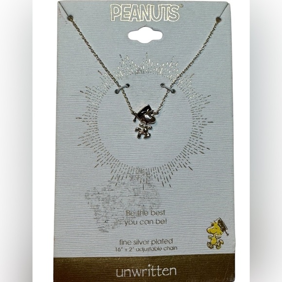 Unwritten Silver Necklace Dainty Charm Design - Picture 1 of 3